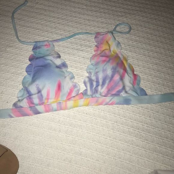NWT $99 October Love | Mermaid Shell Bikini | Pastel Tie Dye - Picture 3 of 16